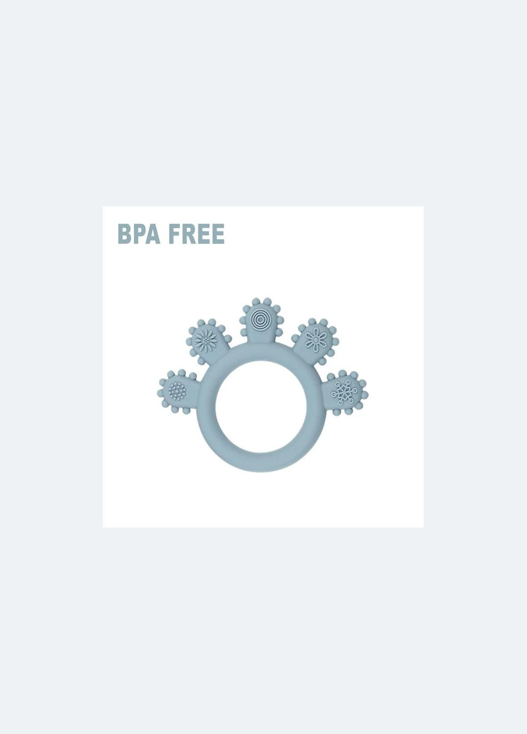 Грызун для зубов с тренировочными ушками силиконовый от 3 месяцев, (06462712) No Brand (323658568)