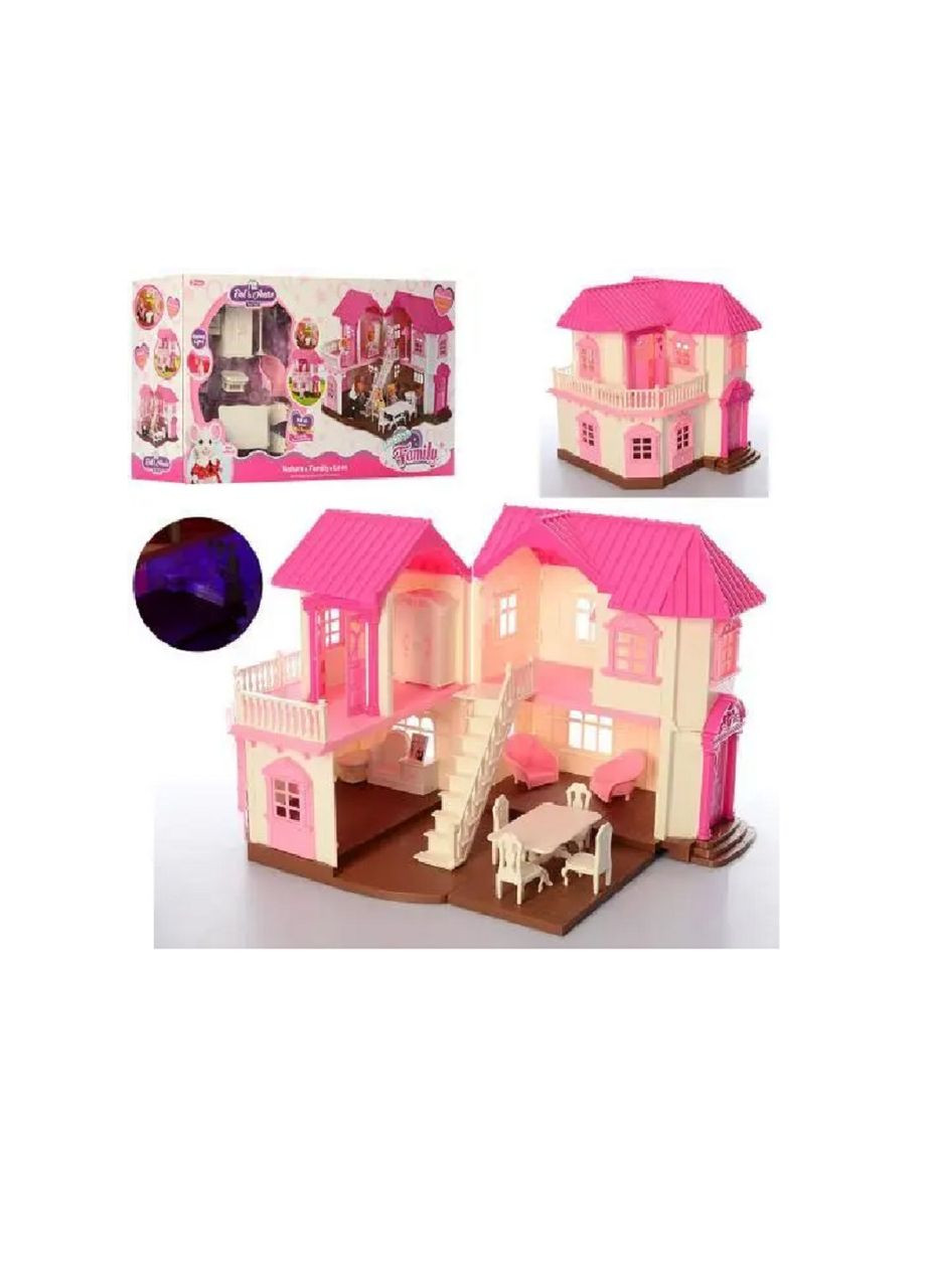 Ігровий будиночок 1805 з меблями та фігурками тварин Happy family (326270458)