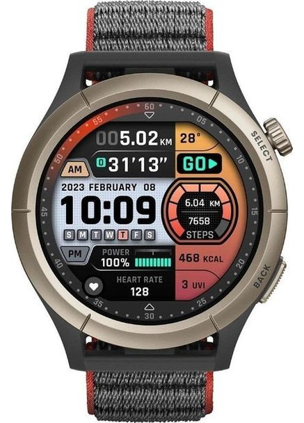 Розумний годинник Cheetah Pro Run Track чорний Amazfit (295376276)
