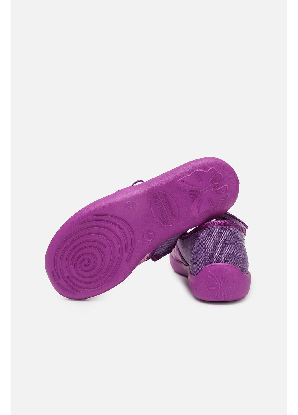 Фиолетовые тапочки домашние для девочки цвет фиолетовый cb-00283135 Vitaliya