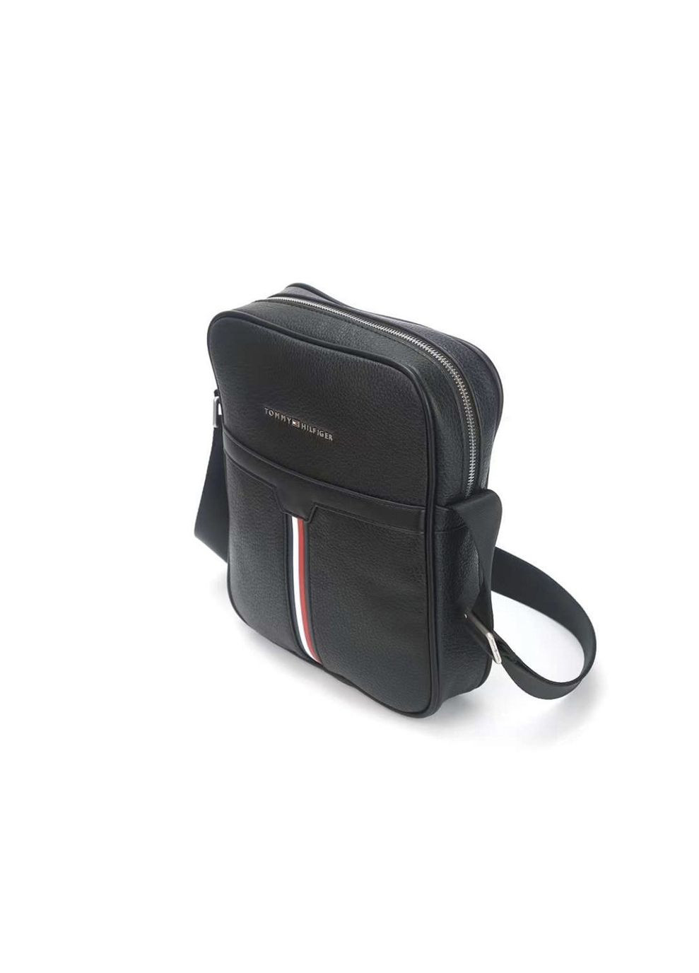 Чоловіча брендова сумка через плече (670) чорна No Brand (322157462)