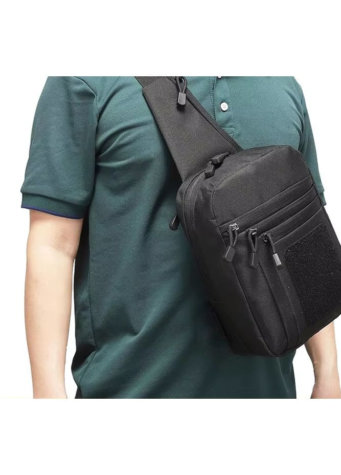 Сумка нагрудная тактическая с дополнительной фиксацией для оружия | Сумка с быстрым доступом No Brand (368848969)