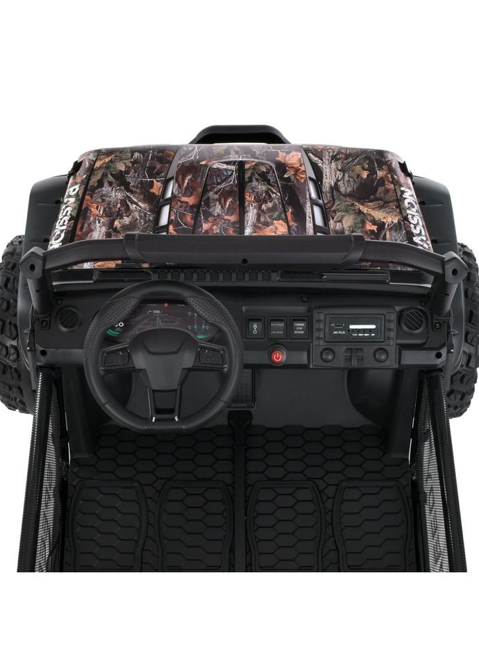 Детский электромобиль Джип 2-местный комбинированный для детей от 3 лет с аккумулятором и пультом управления Bambi Racer (368760239)