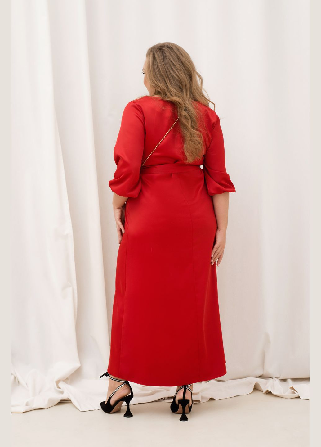 Червона вечірня сукня Minova однотонна