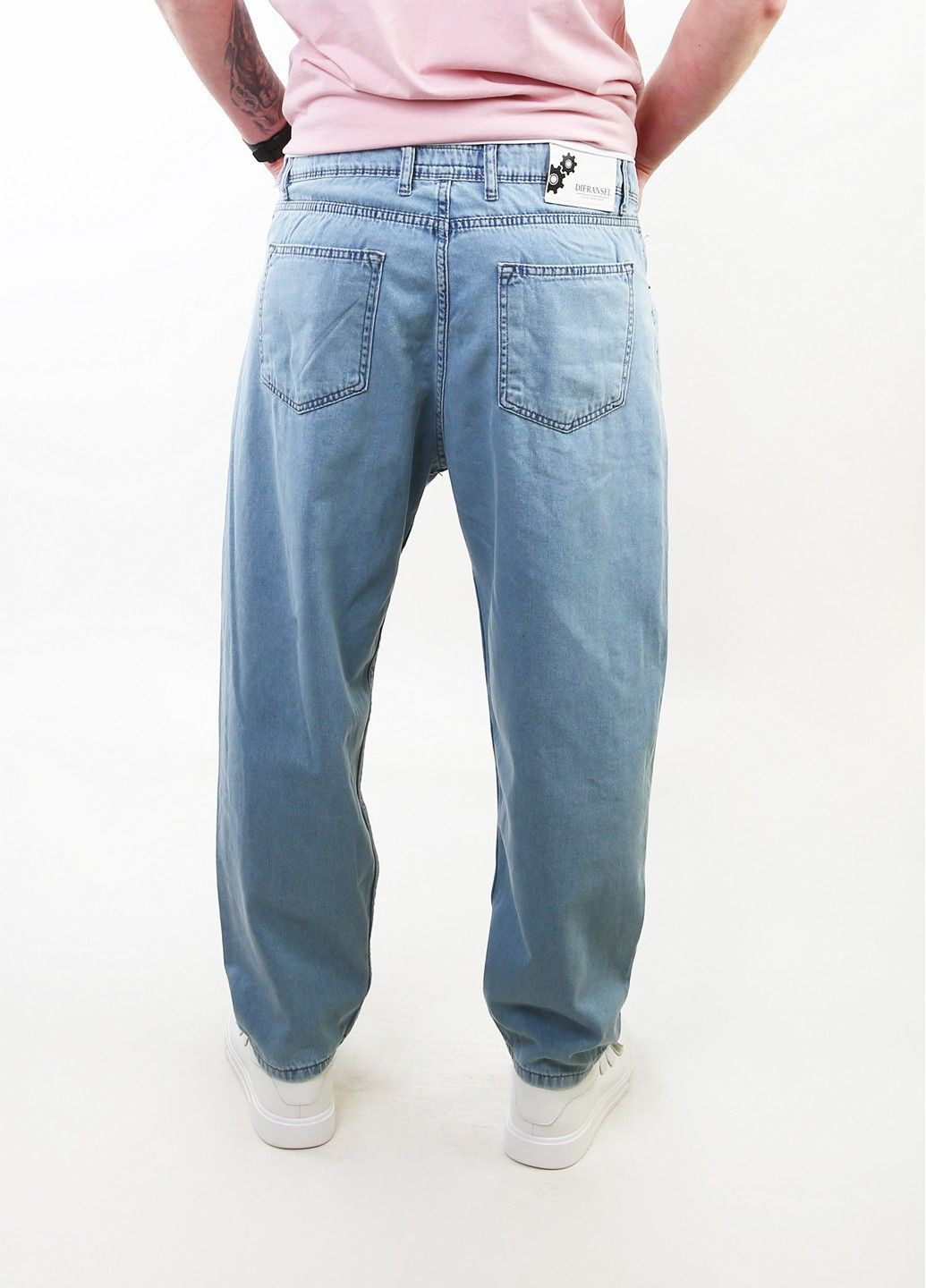 Голубые демисезонные джинсы Mtp