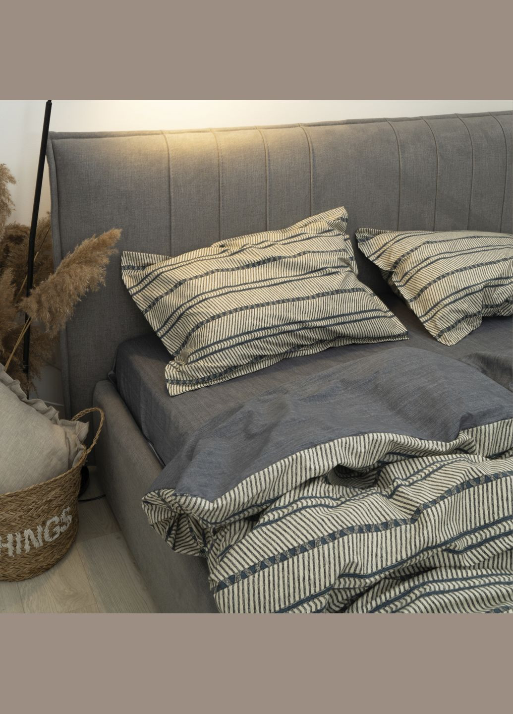 Комплект постільної білизни подвійний сатин Deluxe Tiare 011_DeLuxe_dv (302224858)