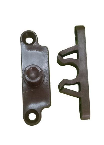 Петля для дверних москітних сіток Коричнева з саморізами Akpen (362160896)