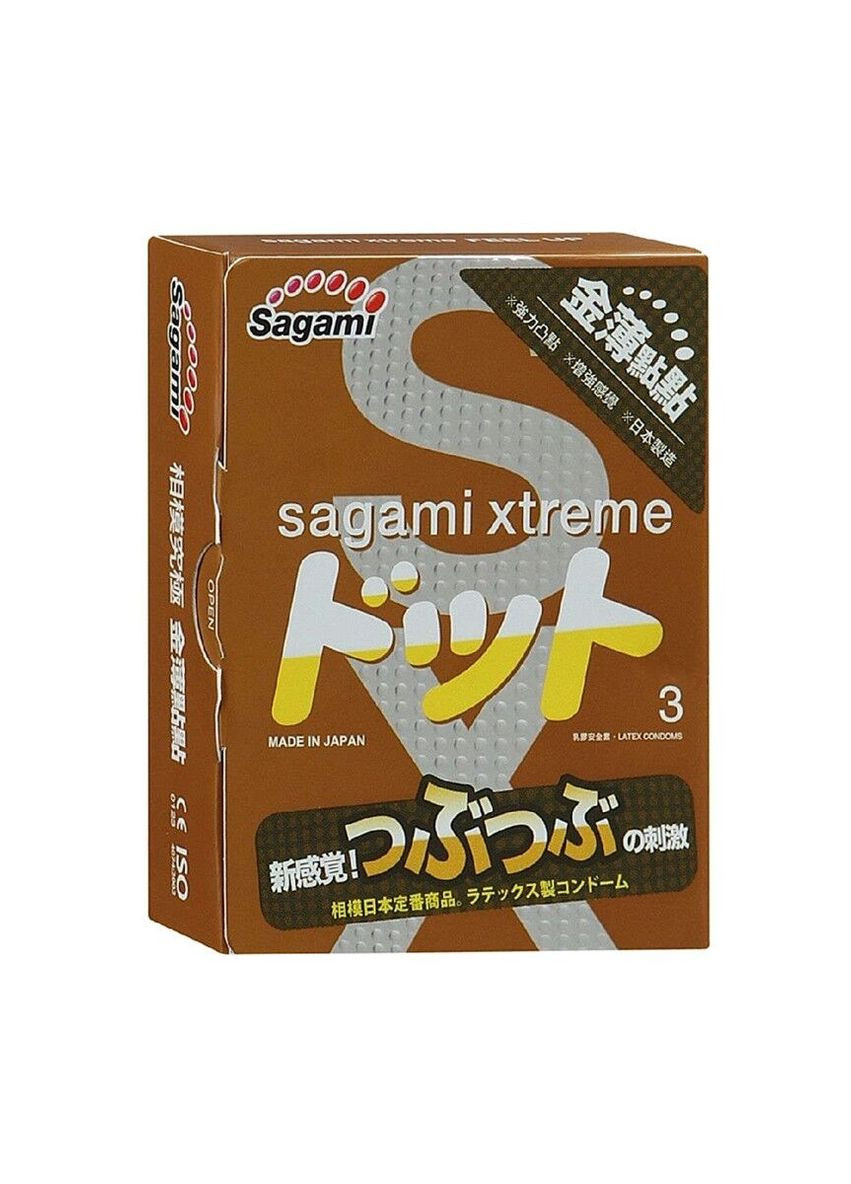 Презервативы латексные Xtreme Feel UP 3 шт, цена за уп Sagami (303910033)