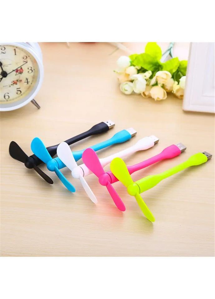 Портативний гнучкий USB вентилятор ручной міні, Оригінал No Brand (366668616)