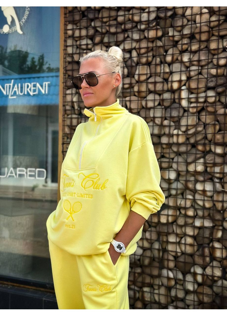 Женский спортивный костюм тощие оверсайз и брюки на резинке. MonCher (349453351)