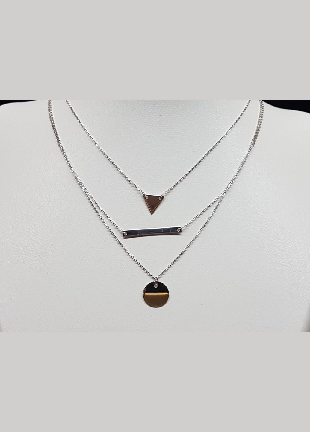 Срібне кольє. 908-00921 42 45 Qvaliz (317414510)