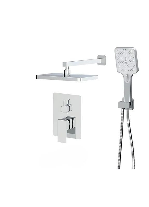 Встраиваемая душевая система Gaudi 003 (INNER) со смесителем и тропическим душем (HB9644) Haiba (338426215)