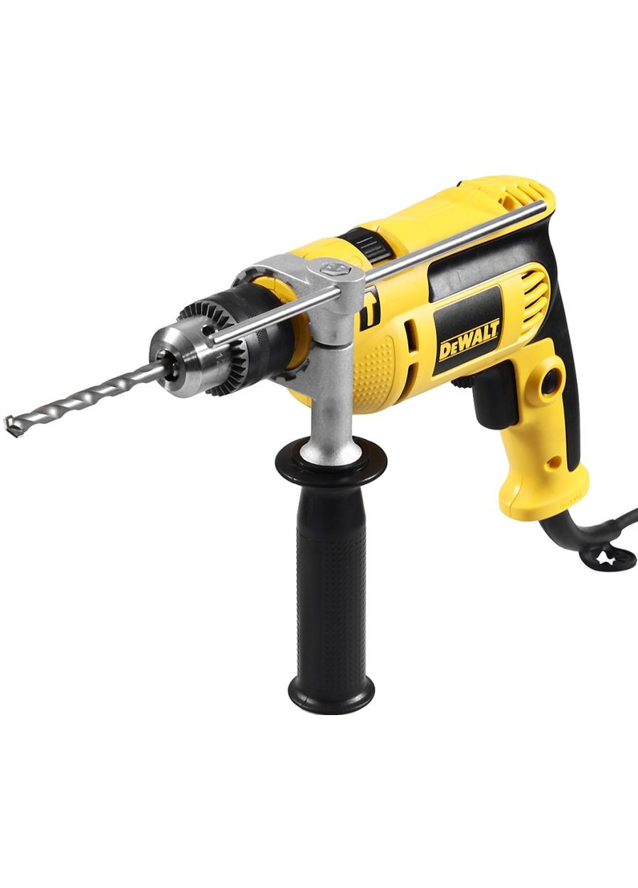 Дрель ударная 701Вт 0-2800об/мин 5.2Нм 47600уд/мин патрон 13мм 1.6кг DeWALT (360605629)
