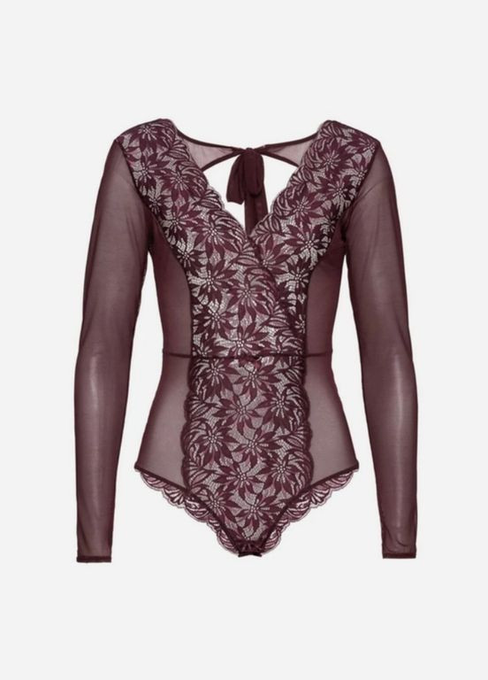 Боди-белье 301789_001 S36/38 Бордовое Esmara (331755113)
