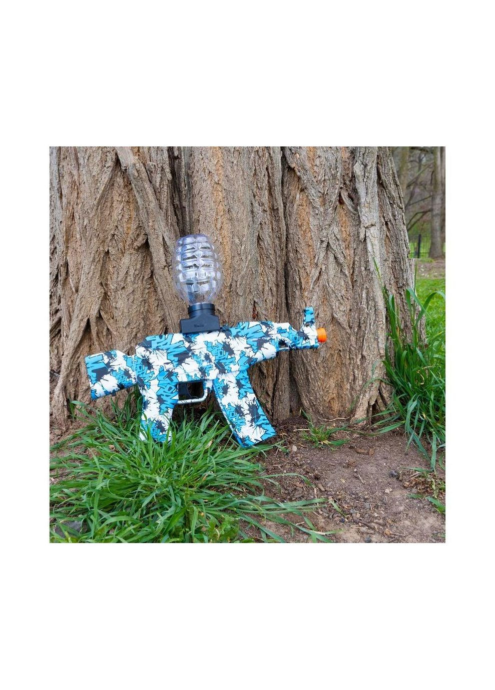 Автоматический гелевой бластер M4 ST620 (бело-синий) / детский автомат на гелевых шариках China (354827464)