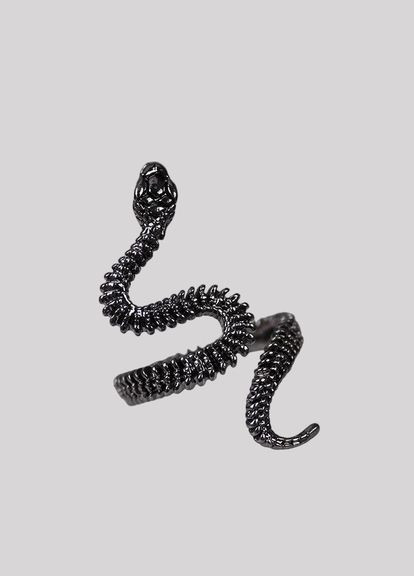 Кольцо в форме серебряной шипастой змеи символ смерть и возрождение размер регулируемый Fashion Jewelry (289355677)