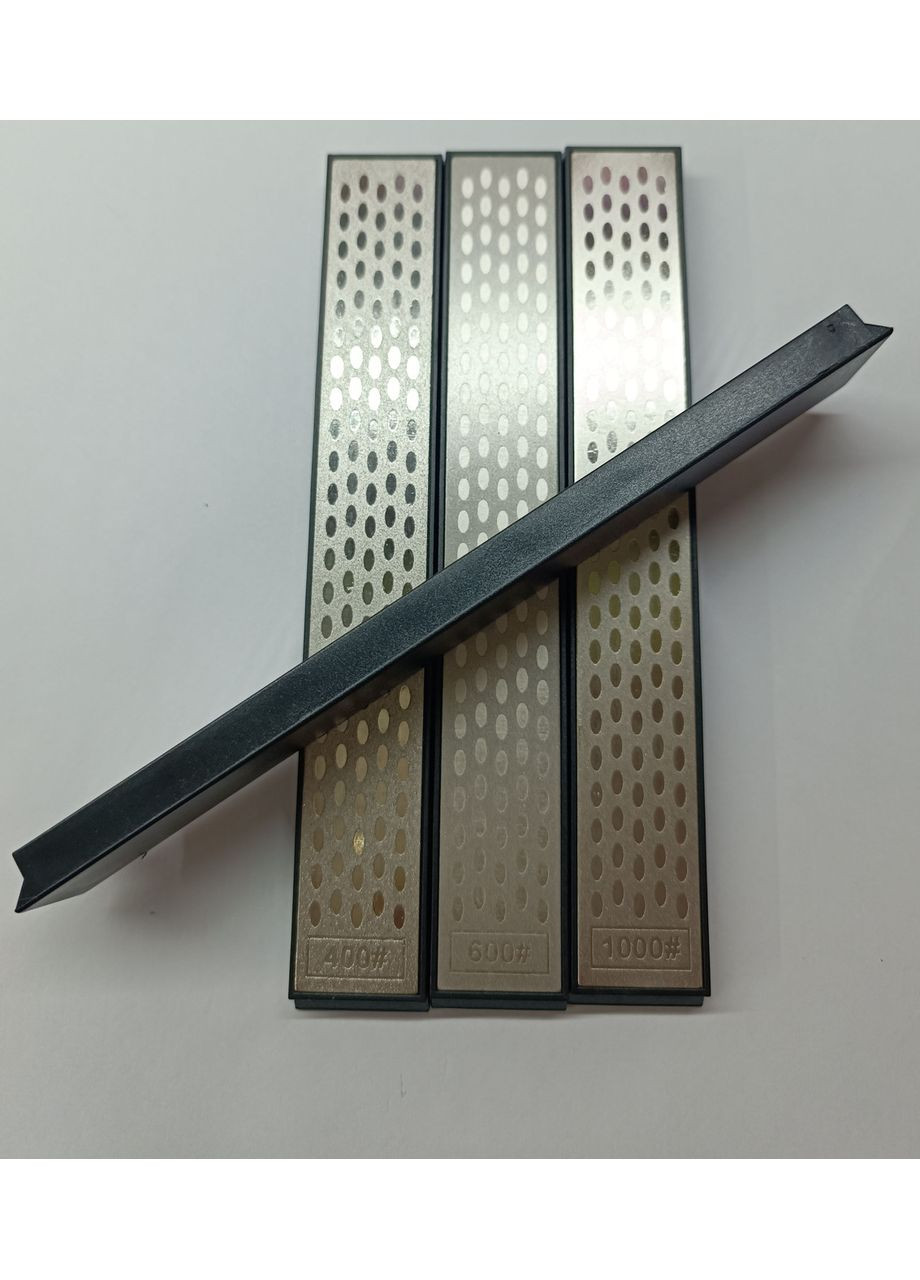 Точильний алмазний брусок точилка для ножів набір 4шт для заточки ножів, лез та інструментів Ruixin (361856957)