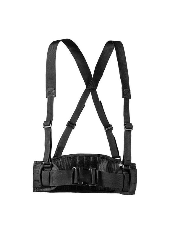 Тактическая поясная разгрузка MOLLE РПС разгрузочный военный пояс разгрузочная поясная система черная No Brand (314455180)