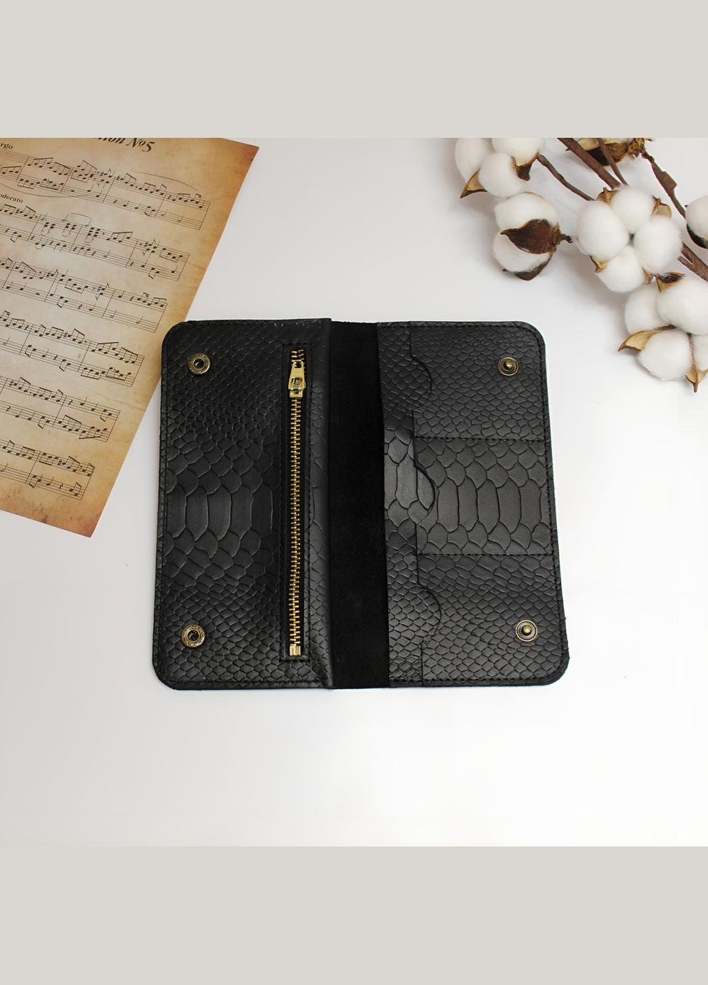 Гаманець шкіряний чоловічий. Портмоне Лонг. Leaflet Leather STOK (294207226)