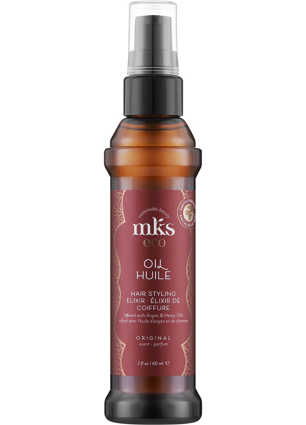 Олія для укладання волосся Oil Hair Styling Elixir Original Scent 60ml (1235856-31023055) MKS Eco (369109259)