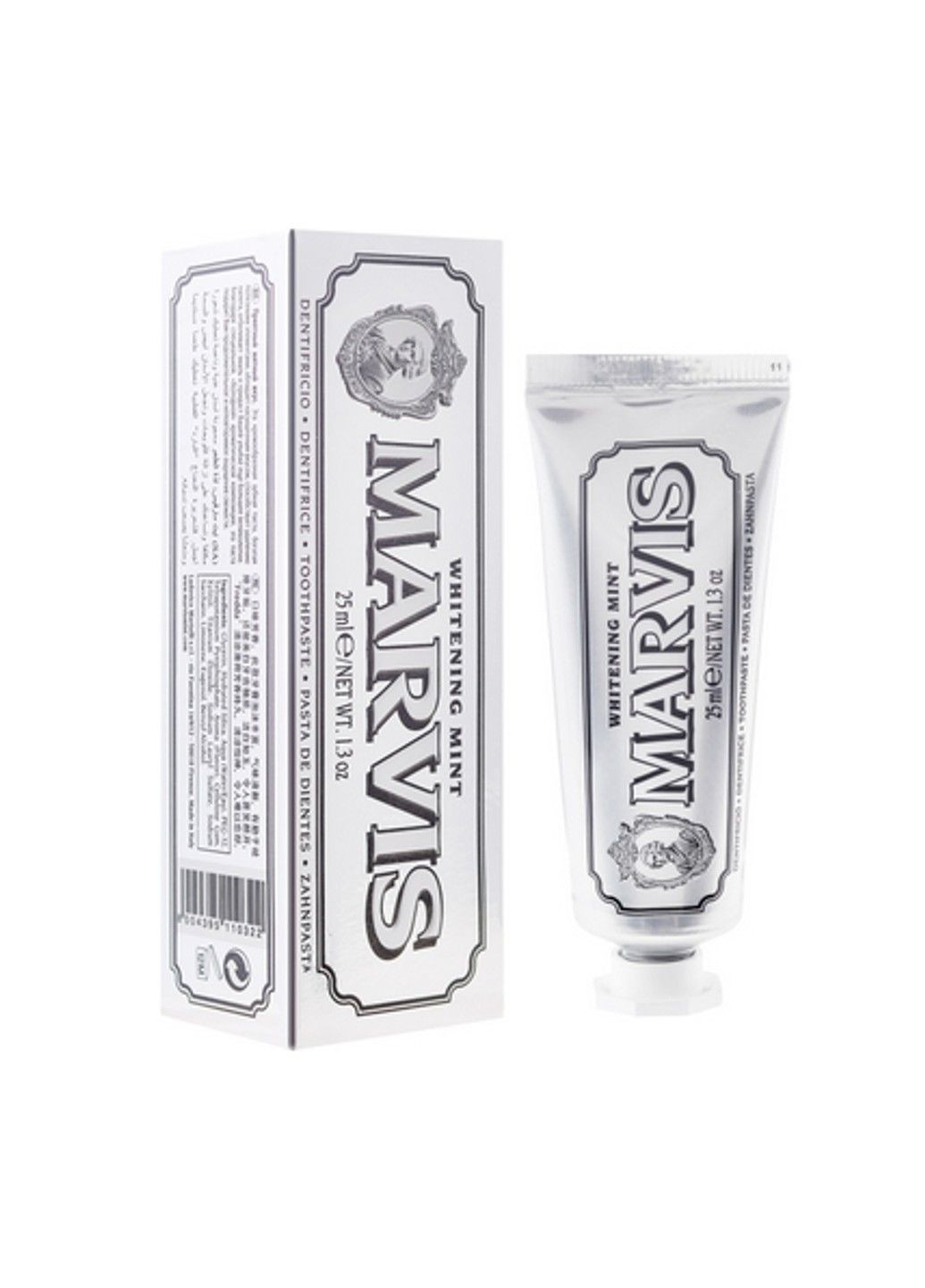 Зубная паста отбеливающая Мята с фтором Whitening Mint Toothpaste 25ml Marvis (298578210)