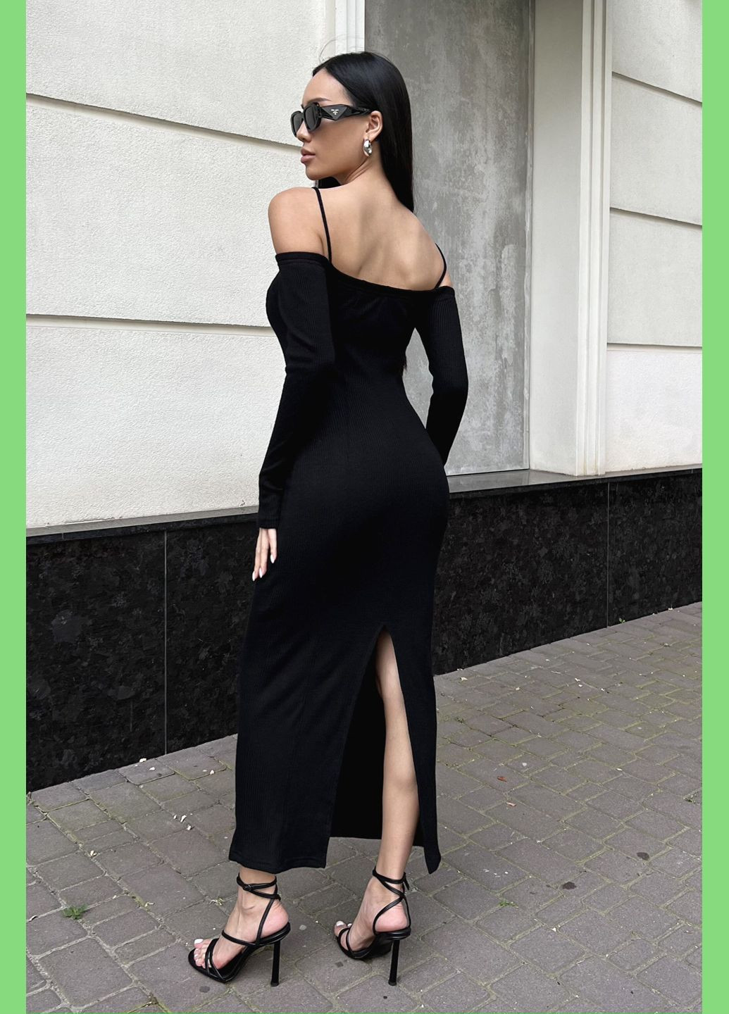 Чорна повсякденний, кежуал, вечірня сукня футляр Liton