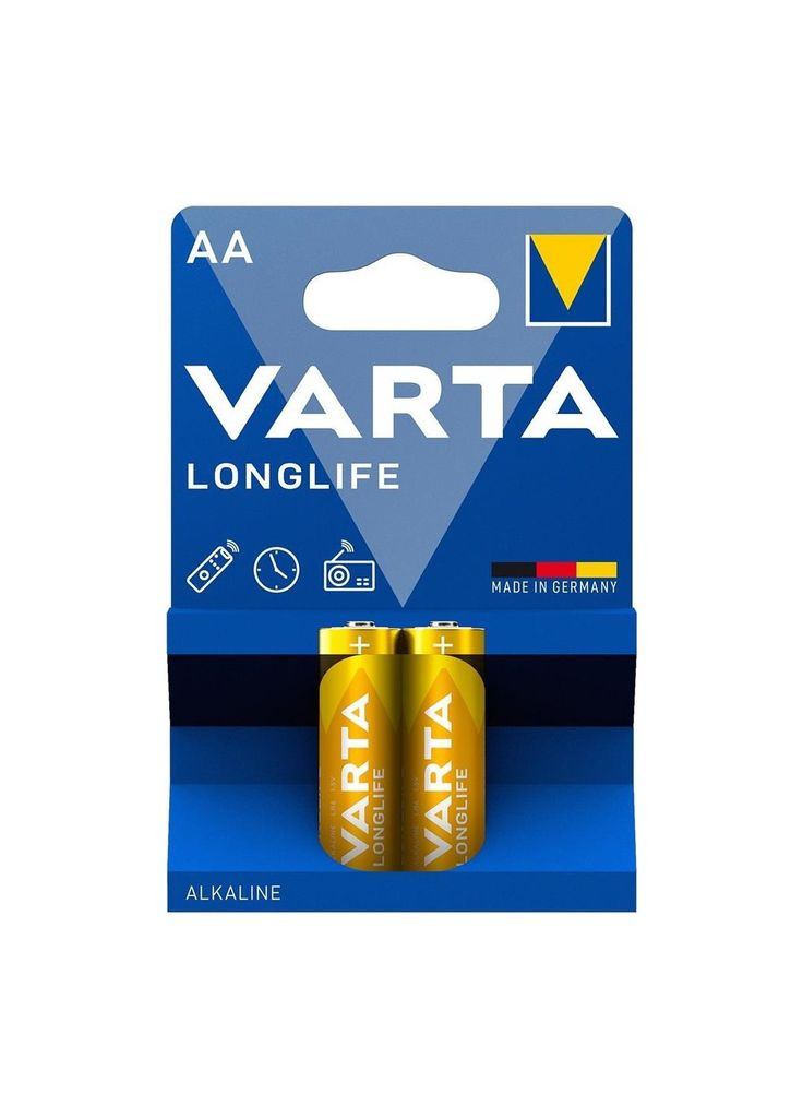 Батарейка (m426380) Varta AA Longlife лужна * 2 (367066992)