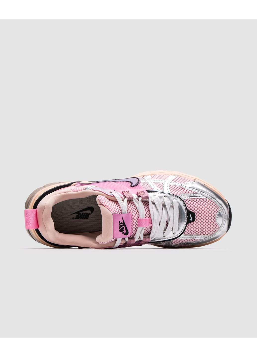 КРОСІВКИ ЖІНОЧІ NIKE V2K RUNTEKK PINK / SILVER НАЙК В2К РАНТЕКК No Brand рожеві демісезони (369388939)