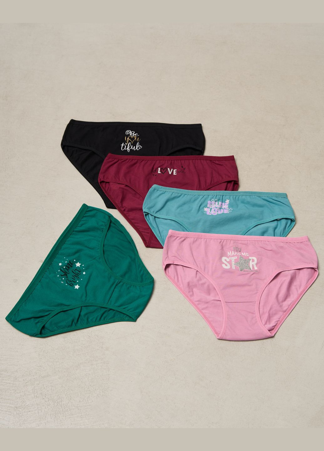 Батальні трусики бавовна 5 шт. Nicoletta (322126781)