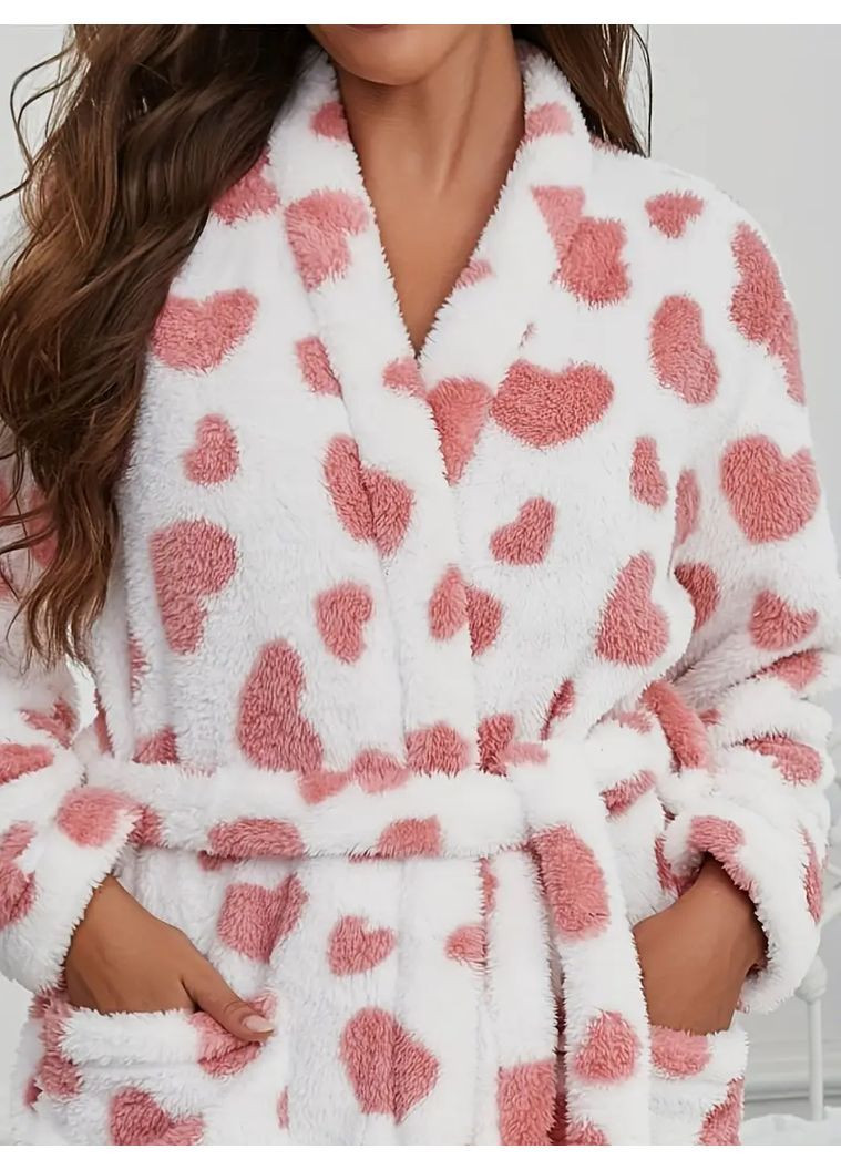 Жіночий зимовий халат на поясі розмір M NA (368681715)