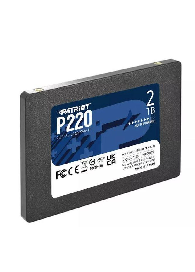 SSD накопитель 2 Tb 2.5" SATA3 PATRIOT P220 P220S2TB25 WD (285719586)