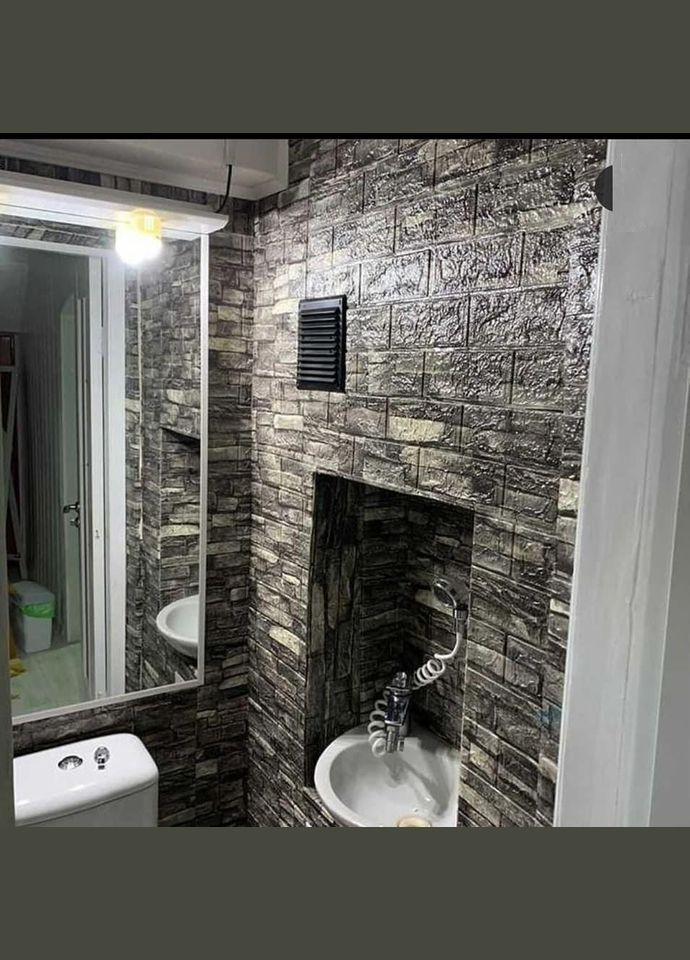 Самоклейка декоративна 3D панель піщаник 700x770x5мм 3D Loft (298400738)