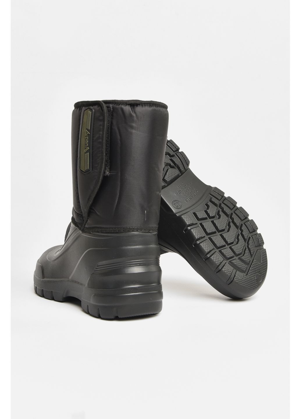 Дутики чоловічі піна на хутрі чорного кольору Let's Shop (362626964)