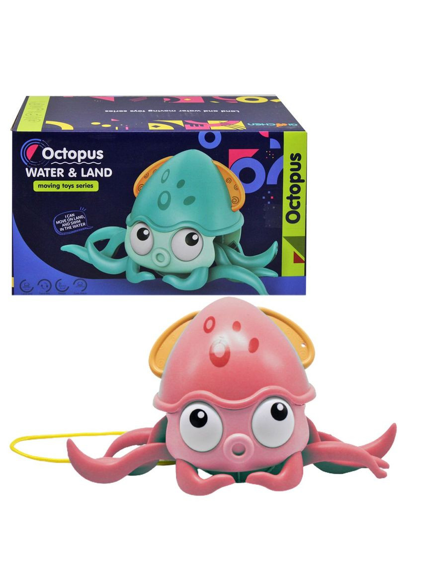 Заводная игрушка "Cute octopus" (розовый) MIC (290252376)