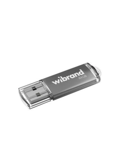 USB флеш накопичувач 64GB Cougar Silver USB 2.0 (WI2.0/CU64P1S) Wibrand (396885764)