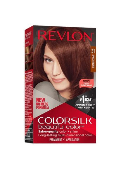 ColorSilk Beautiful Color 31 Dark Auburn Revlon (308253994)