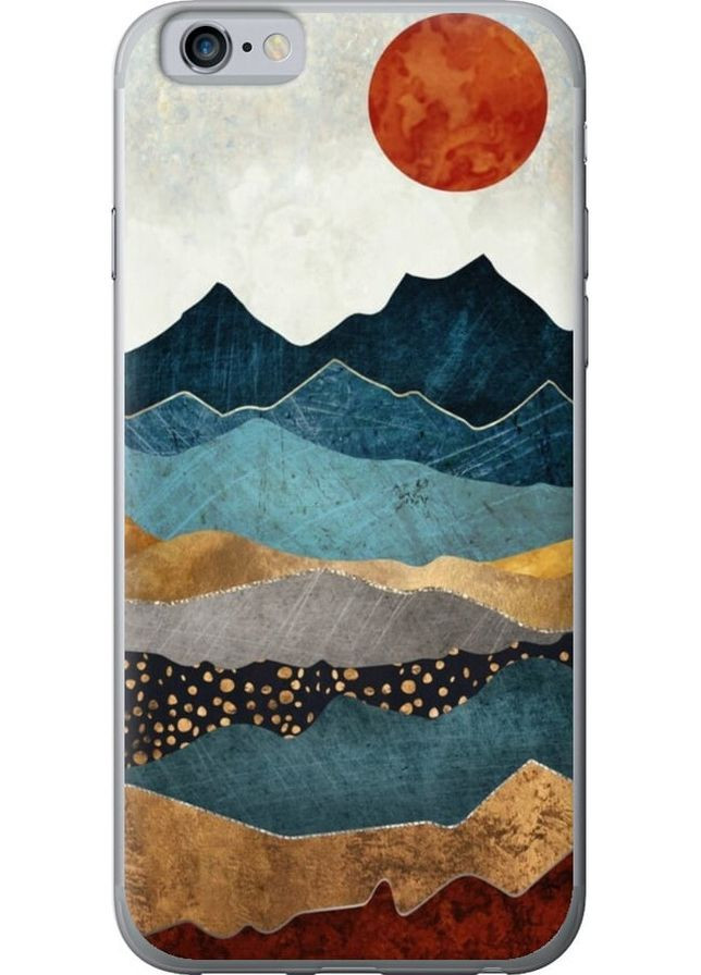 2D пластиковий чохол 'Захід гори' для Endorphone Apple iPhone 6 (278079860)