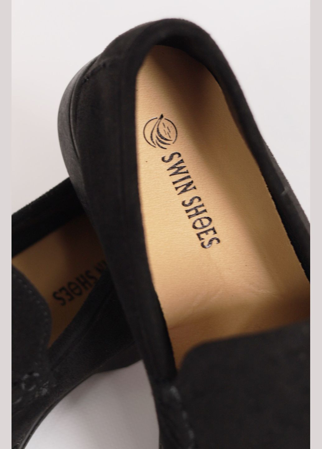 Туфлі-лофери жіночі чорного кольору Let's Shop (292548761)