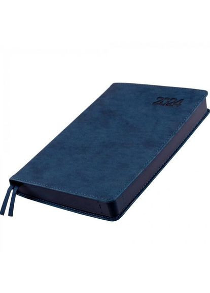 Дневник датированный 2024 год, А5 формата синий, Case интегральная обложка Leo Planner (281999566)