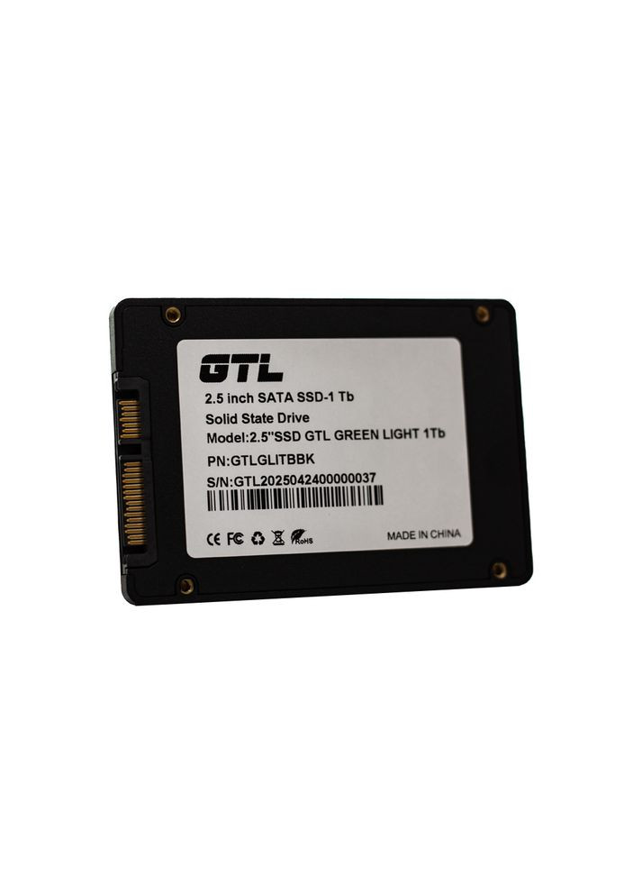 Твердотільний накопичувач SSD 1Tb, Green Light, SATA3, 2.5", 3D TLC, 520/500 МБ/с, Bulk (GTLGLITBBK) GTL (360401982)