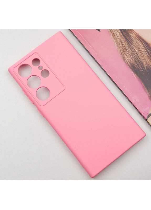 Чехол Silicone Cover Full Camera для Samsung Galaxy S24 Ultra Pink Lakshmi (355874223)