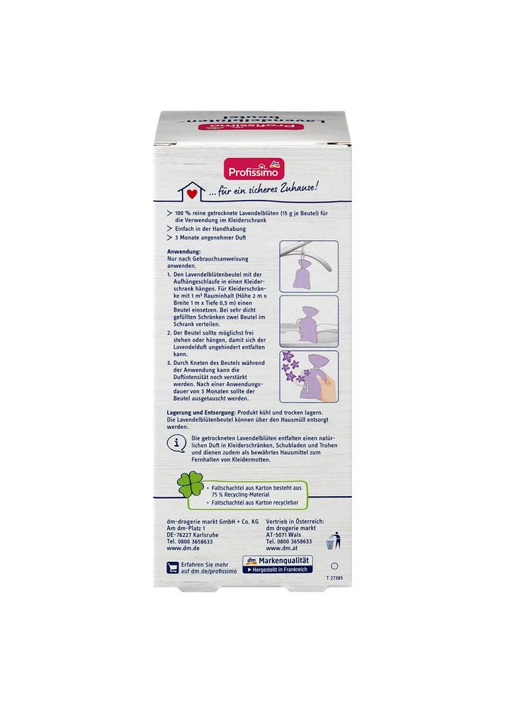 Мішечки від молі з лавандою, 2 шт, від DenkMit Profissimo (363052964)