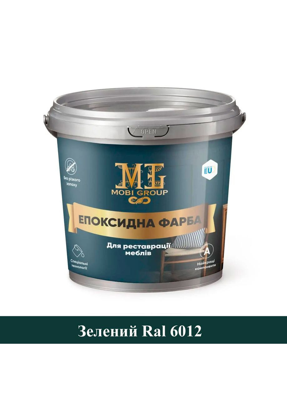 Епоксидна фарба для меблів Mobi Group 4.5кг Зелена MG (363131305)