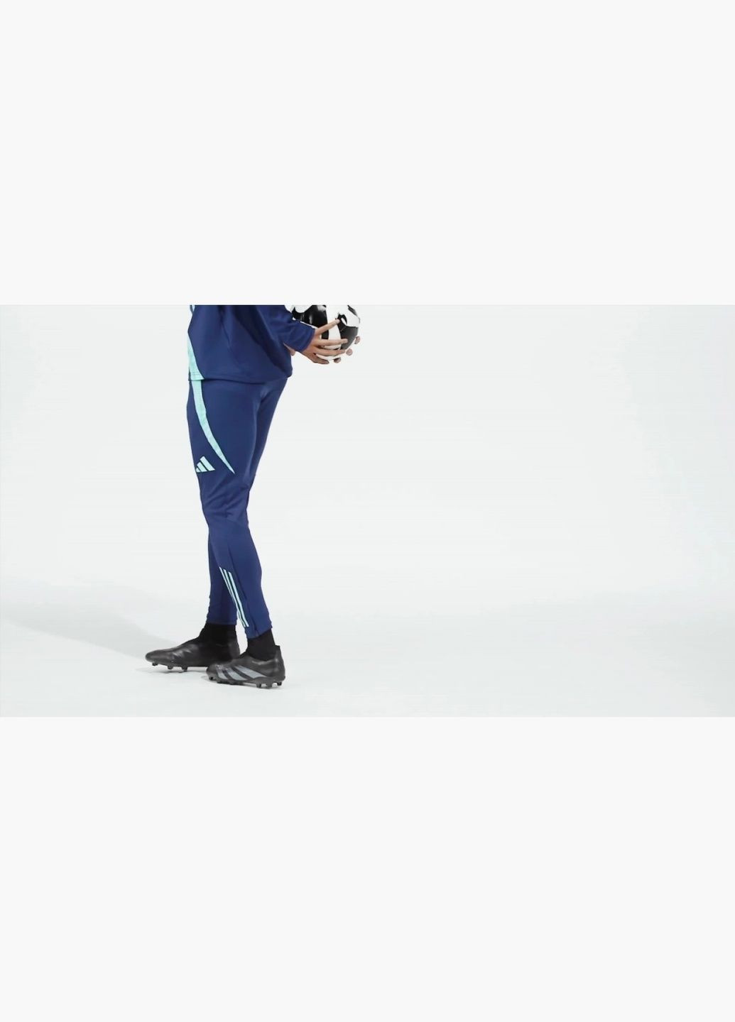 Синие демисезонные брюки adidas