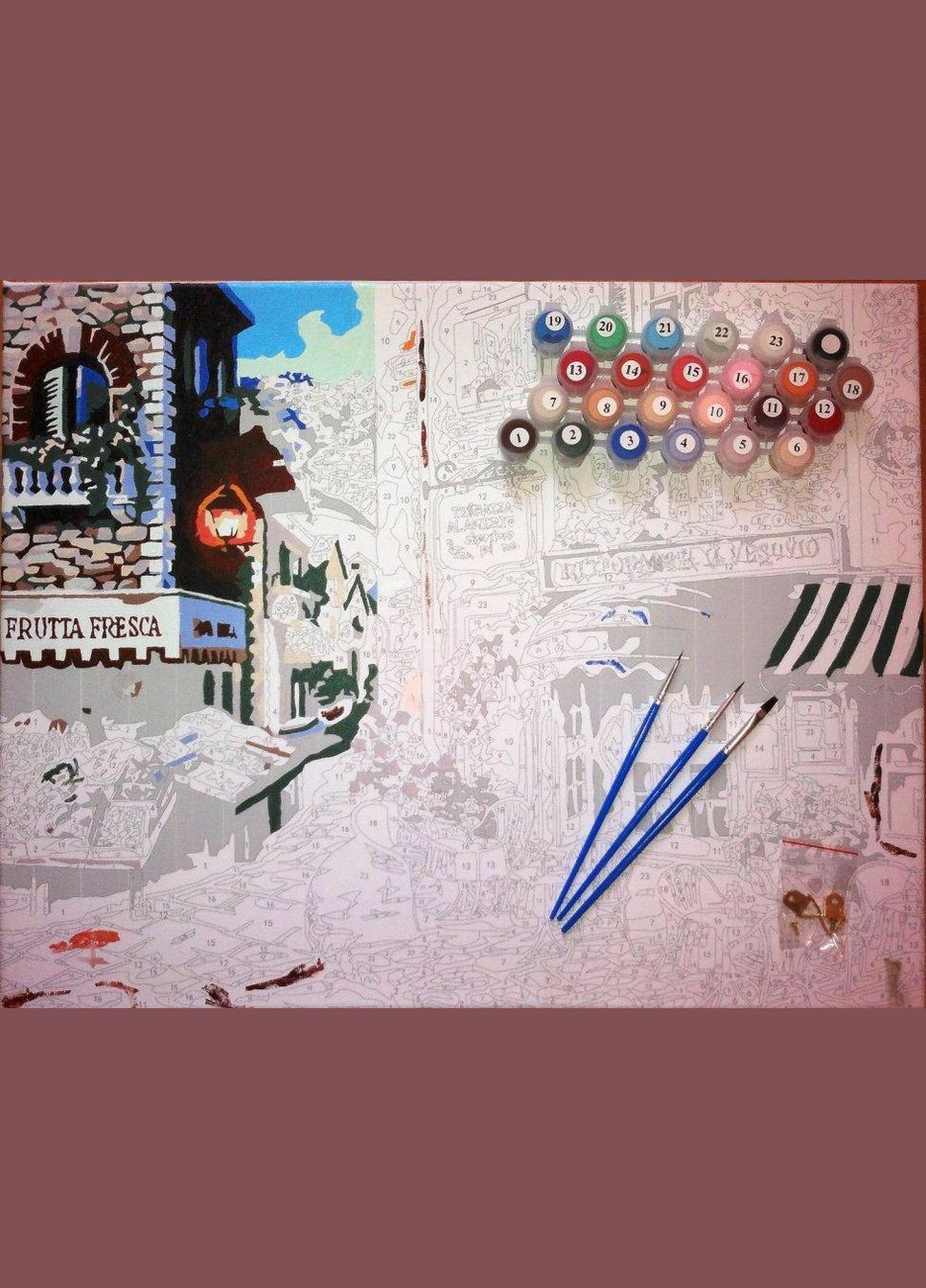 Картина за номерами Ведмедик мандрівник в Лондоні Картини Пейзаж природа міста 40х50 Розпис по полотну BS35029 Brushme (308988179)