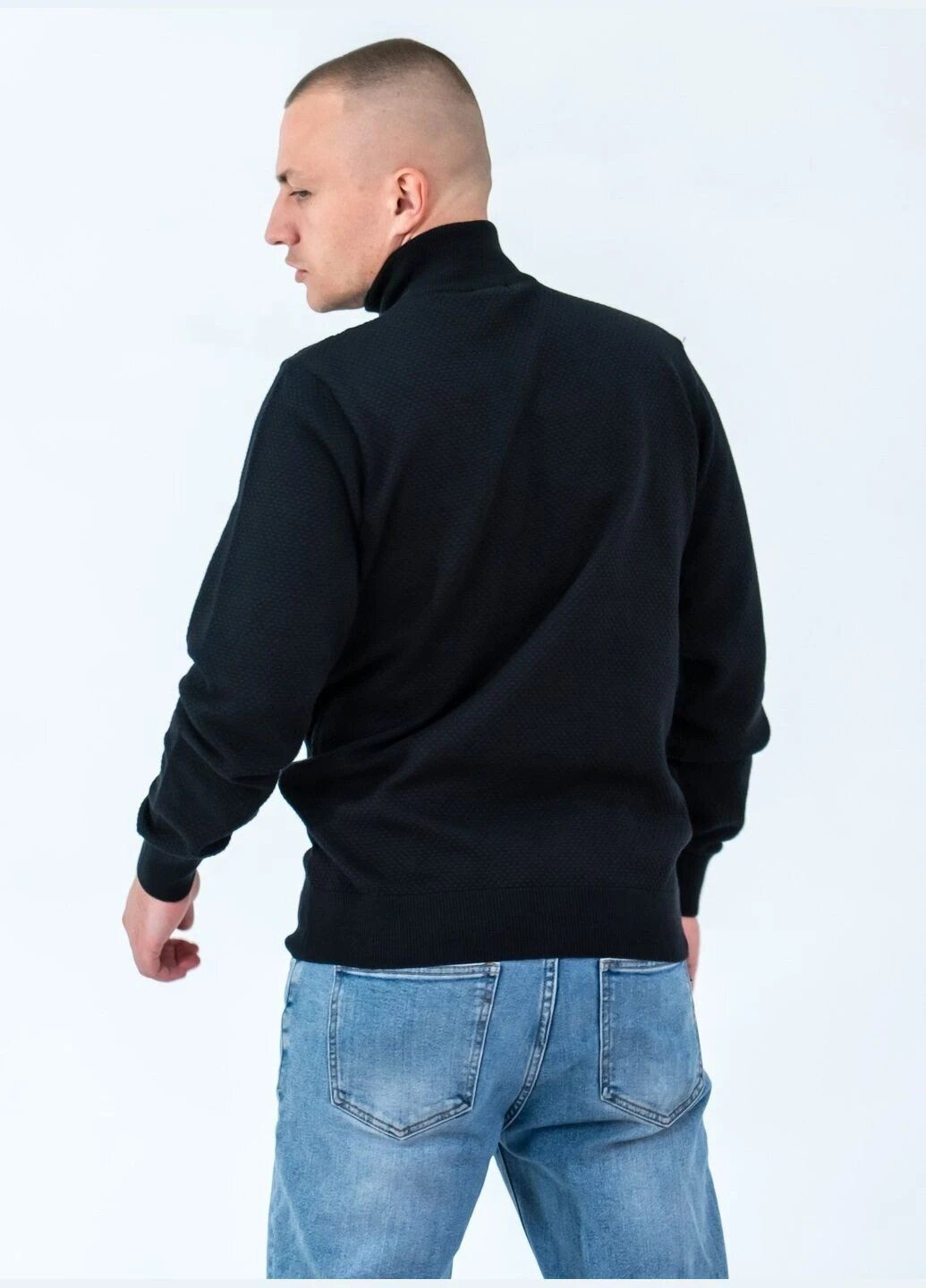 Кофта мужская Gant Cotton Half Zip Sweater (303502752)