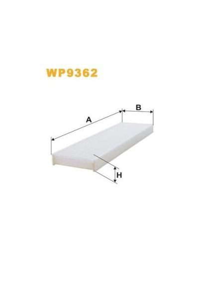 Фильтр салона MINI COOPER II, MINI ONE II WP9362 WIX Filters (366165815)