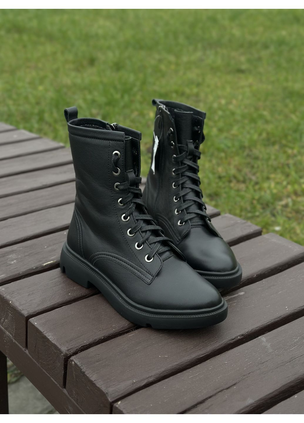 Жіночі зимові шкіряні черевики Madiro (370625956)