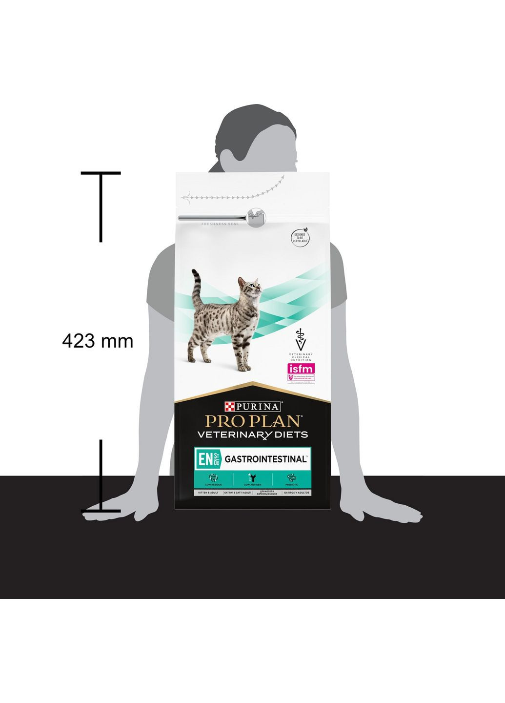 Сухий корм для кішок Pro Plan Veterinary Diets EN ST/OX Gastrointestinal 1.5 кг Purina (332196816)