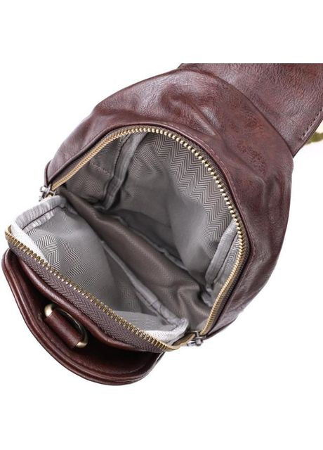 Сумка жіноча планшет для документів рюкзак слінг в дорогу сумочка для телефону Коричневий 34736 Vintage (332612614)